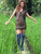 'Indigo Dream' Victorian Leather Knee High Boots for Pre Order