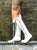 white knee high boots