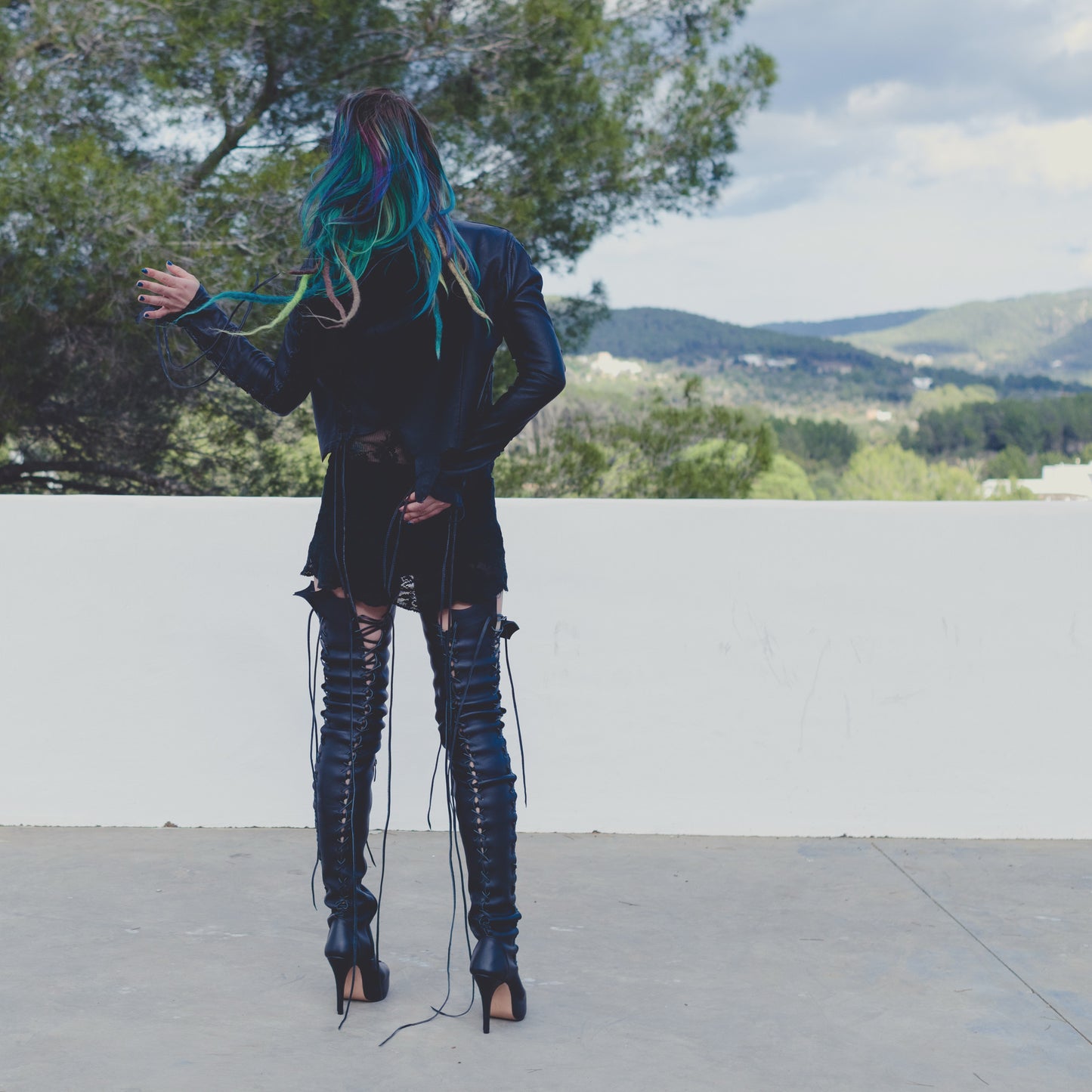 'Boudoir' Thigh High Stiletto Boots for Pre Order