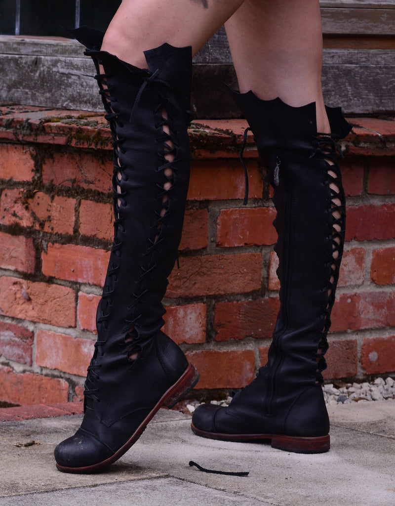 Leather Boots – Clockwork Fairy Ankle Leather Boots For Women | Gip...