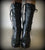Ms Perfect Black Leather Ankle Boots for Pre Order