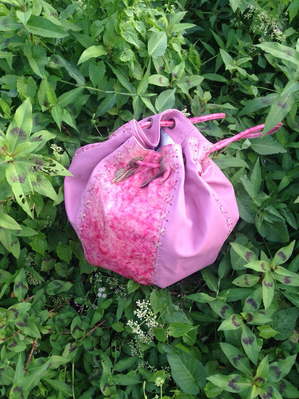 'Romance Never Dies' String Hand Bag and Rucksack