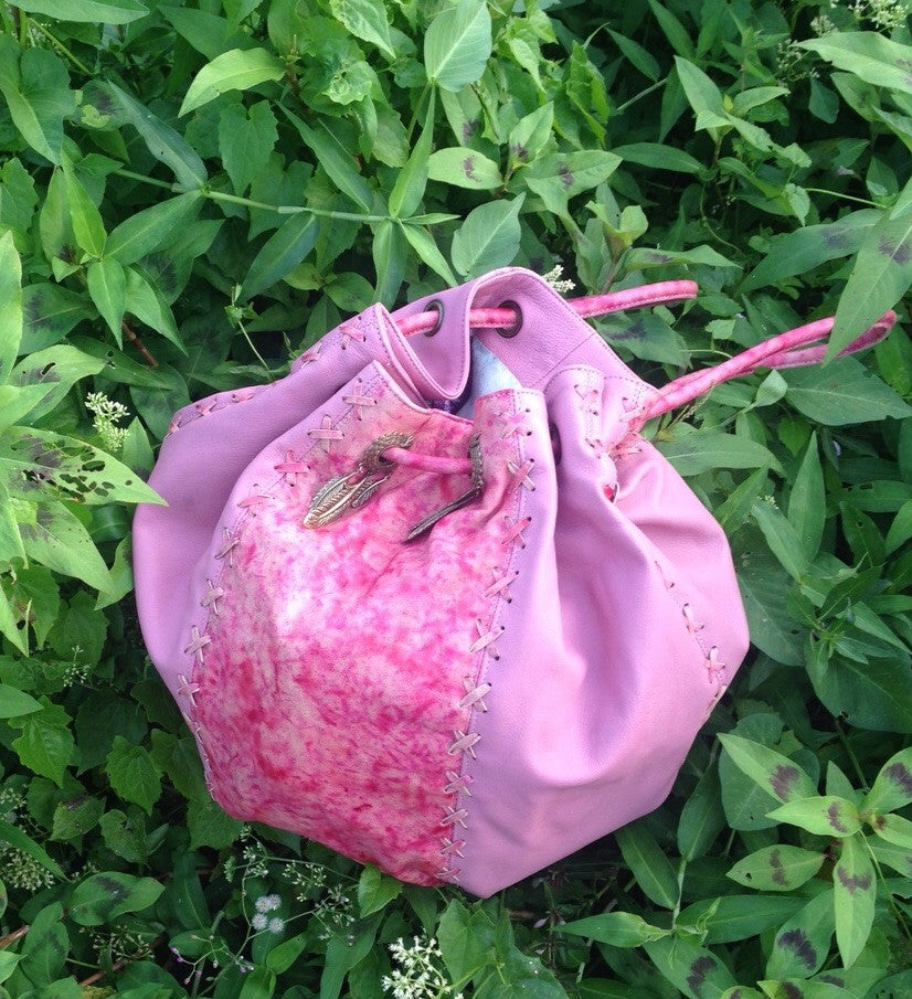 'Romance Never Dies' String Hand Bag and Rucksack