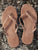 Antique Hand Dyed Leather Flip Flops