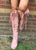 'Romance Never Dies' Knee High Leather Boots for Pre Order