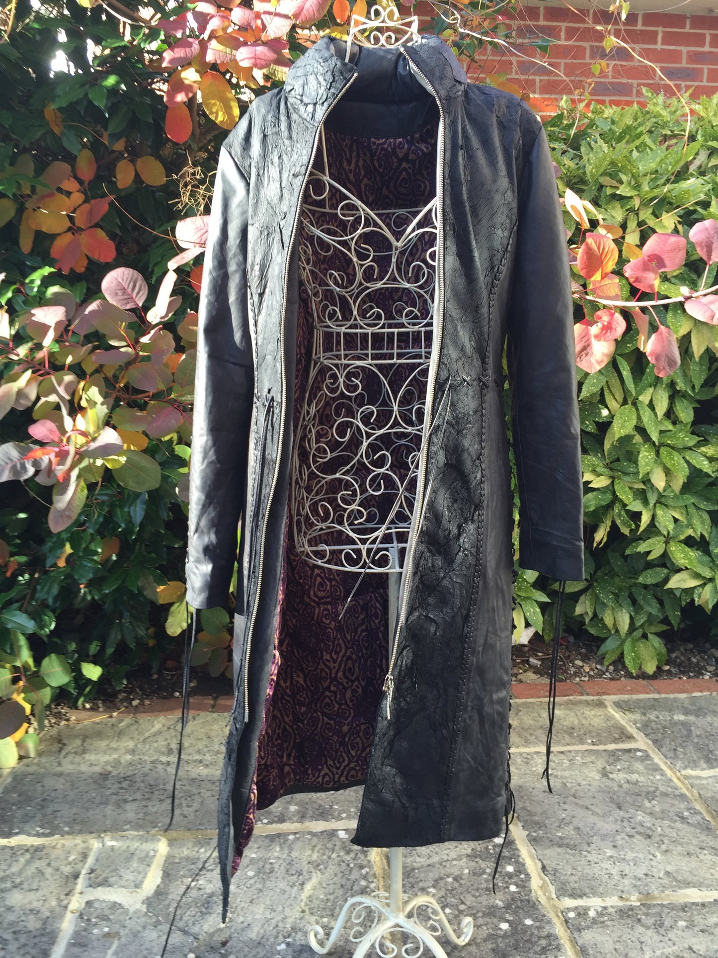 Gipsy Dharma Winter Leather Coat for Pre Order