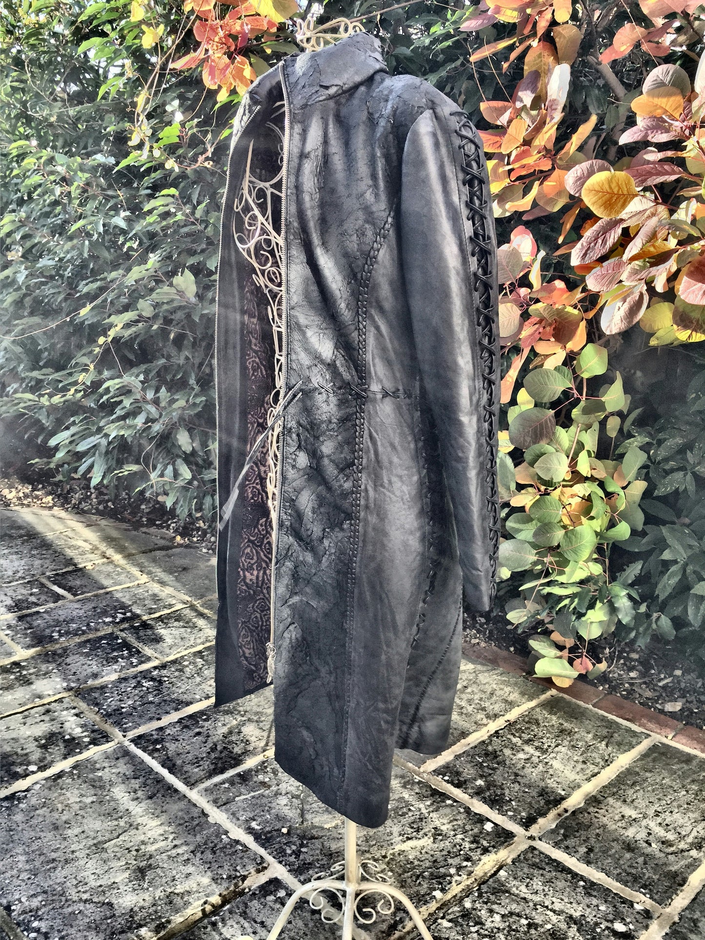 Gipsy Dharma Winter Leather Coat for Pre Order