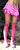 Fuschia Knee High Leather Boots