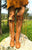 'Clockwork Fairy' Knee High Boots in Tan