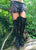 'Clockwork Fairy' Over Knee High Boots in Black with Tan Soles