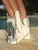 White Leather Ankle Boots