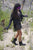 Black Leather Bolero Jacket for Pre Order