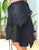 Black leather skirt