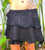 Black leather skirt