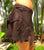 Dark Brown Leather Skirt for Pre Order