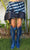 Cobalt Blue Knee High Leather Boots for Pre Order