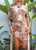 Light Brown Snake Print Dress