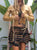 Gold Leather Bolero Jacket