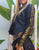Leather Jacket with Serpent Print