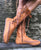Tan Leather Ankle Boots 50% off