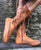 Tan Leather Ankle Boots 50% off