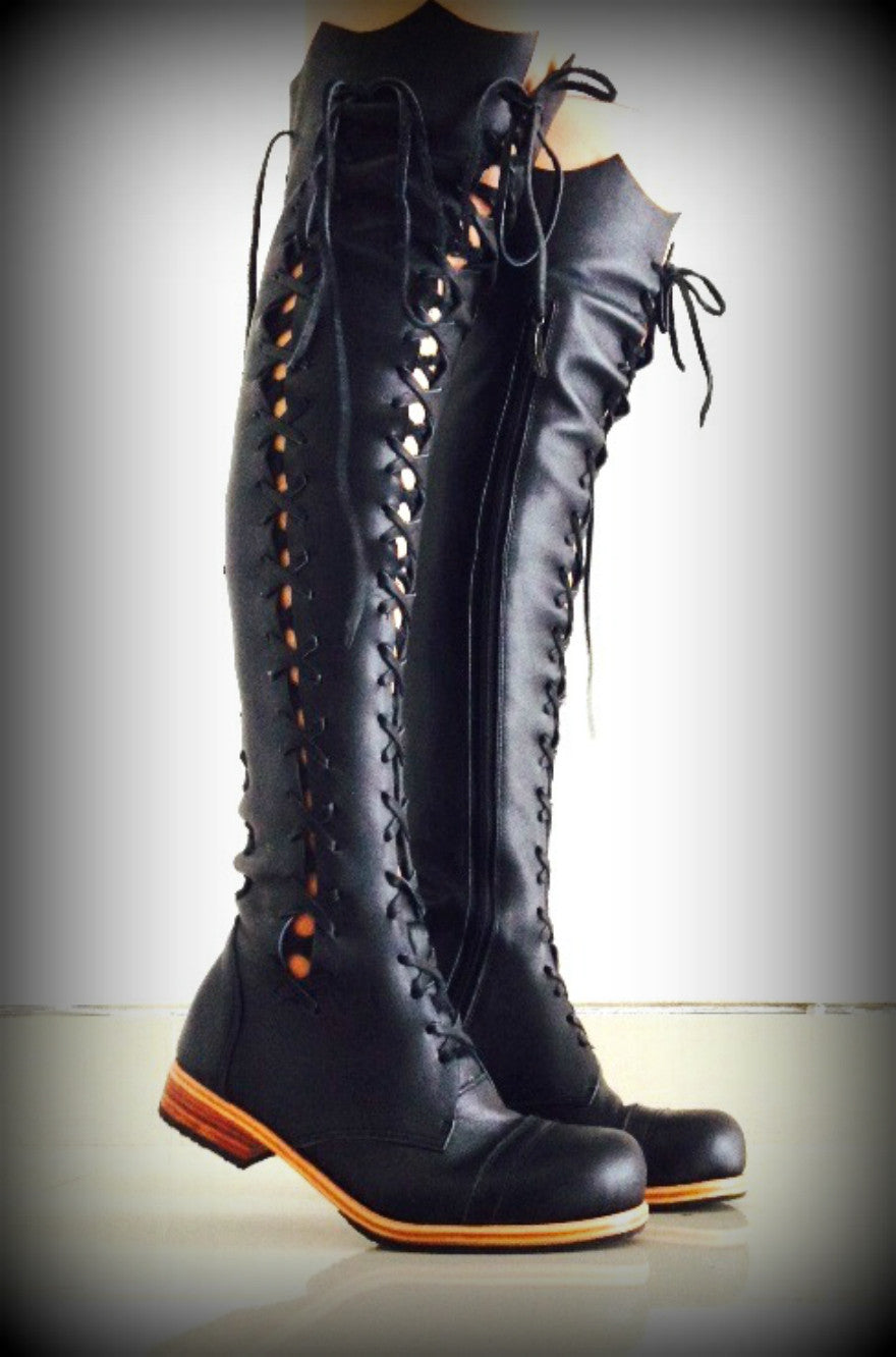 Botas hasta la rodilla 'Clockwork Fairy' compre una y llévese otra gratis con el pedido anticipado