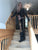 Ms Perfect Black Leather Ankle Boots for Pre Order