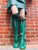 Emerald Green Knee High Boots for Pre Order