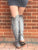 'Clockwork Fairy' Knee High Boots in Grey for Pre Order