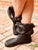 'Peter Pan Slippers' in Black for Pre Order
