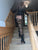 Ms Perfect Black Leather Ankle Boots for Pre Order