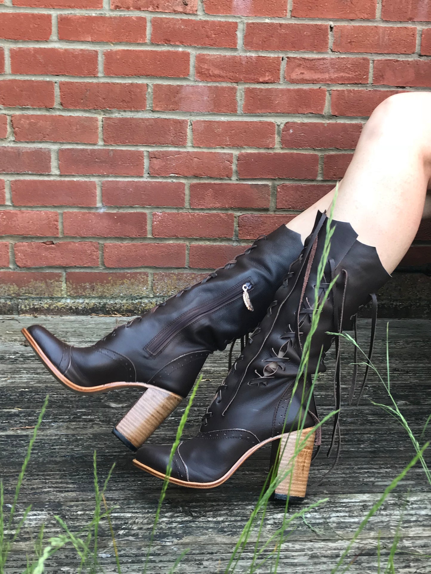 Botines Victorianos en Marrón