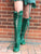 Emerald Green Knee High Boots for Pre Order
