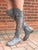 'Clockwork Fairy' Knee High Boots in Grey for Pre Order