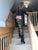 Ms Perfect Black Leather Ankle Boots for Pre Order