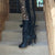 Ms Perfect Black Leather Ankle Boots for Pre Order