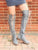 'Clockwork Fairy' Knee High Boots in Grey for Pre Order