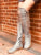 'Clockwork Fairy' Knee High Boots in Grey for Pre Order