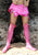Fuschia Knee High Leather Boots