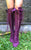 Plum Knee High Boots for Pre Order