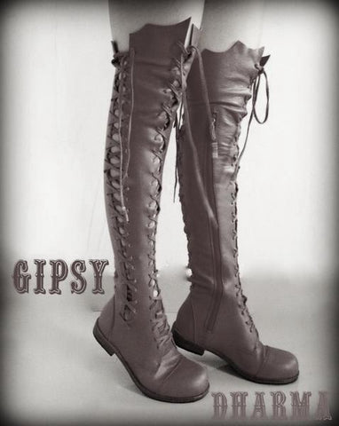 Clockwork Fairy Knee high Boots of the Day