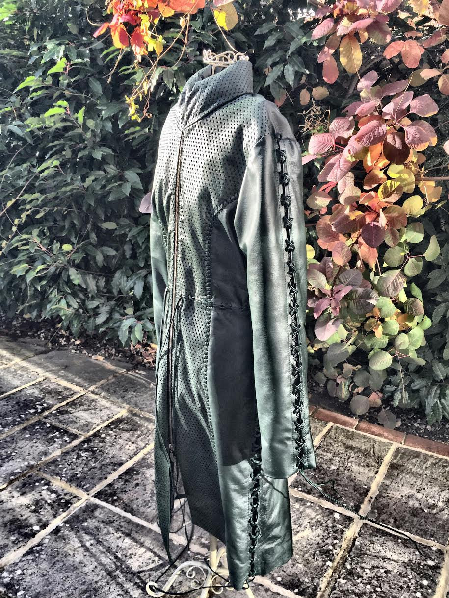 Gipsy Dharma Winter Leather Coat for Pre Order